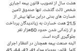 مهدی قمصریان: صندوق تامین در ۸ سال ۲۱.۵ همت خسارت پرداخت و از حبس حدود ۶۰هزار نفر جلوگیری كرده است