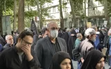 حضور مدیرعامل بانک مسکن در آیین تشییع پیکرهای پاک رییس جمهور انقلابی و دیگر شهدای خدمت