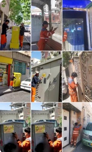 پاکسازی ۹ هزار متر مربع جداره های معابر درون شهری در منطقه ۲۱ پاکسازی ۹ هزار متر مربع جداره های معابر درون شهری در منطقه ۲۱