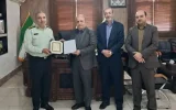 قدردانی مدیرعامل ذوب آهن اصفهان از فرماندهی نیروی انتظامی شهرستان لنجان