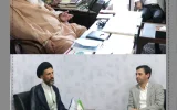 دیدار جداگانه مدیرعامل شرکت چادرملو با نمایندهٔ ولی‌فقیه در استان یزد و همچنین امام جمعه اردکان