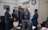 بازدید مدیرعامل بانک ملی ایران از اداره کل روابط عمومی به مناسبت روز جهانی ارتباطات و روابط عمومی