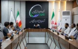 دیدار مدیر امور حراست، حفاظت و امنیت پالایش گاز هویزه خلیج‌فارس با نمایندگان کارگری