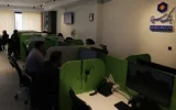 بازدید مدیر عامل بانک سینا از مرکز ارتباط با مشتریان و واحد‌های مستقر در ساختمان میر عماد