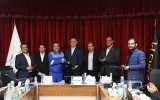 تقدیر از فرمانده ارشد کمیته شرایط اضطراری منطقه پارس با حضور معاون وزیر نفت و استاندار بوشهر