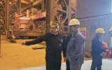 بازدید رئیس هیئت مدیره چادرملو از مجتمع صنعتی و تقدیر از تلاش‌های پرسنل در ایام محرم