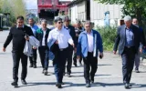 مدیرعامل تاپیکو و هیات همراه از کارخانه چوکا بازدید کردند